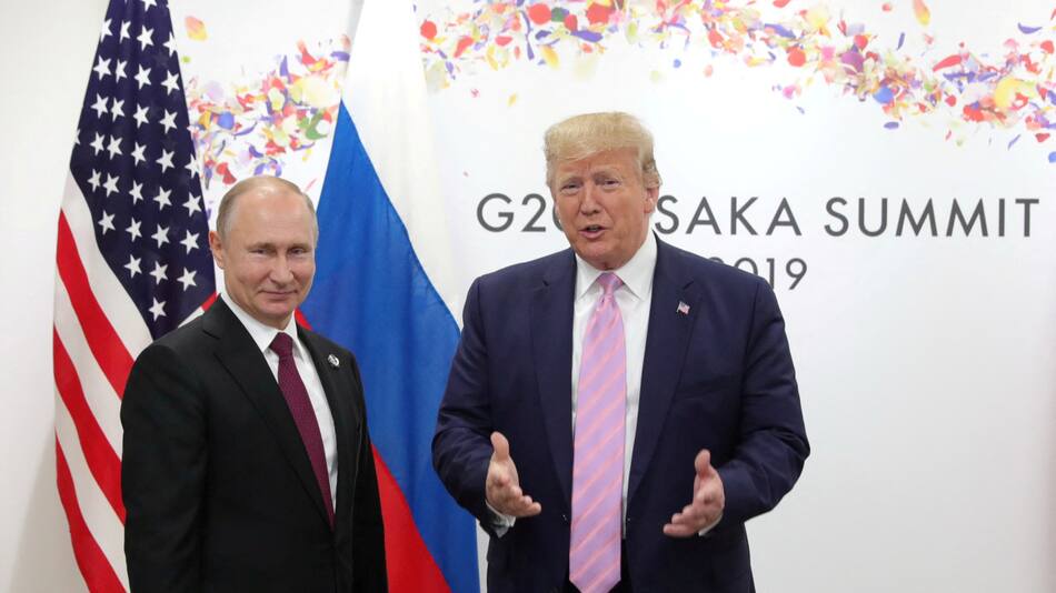 Donald Trump y Vladimir Putin. Foto: Reuters.