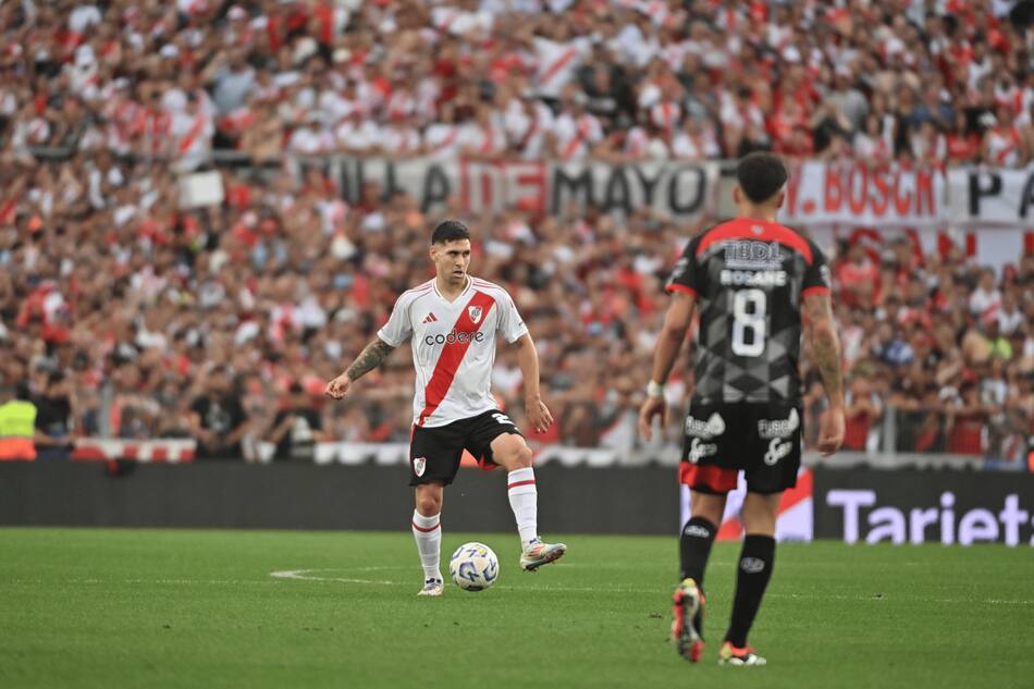 River recibe a Barracas Central por la Liga Profesional de Fútbol. Foto: X @RiverPlate