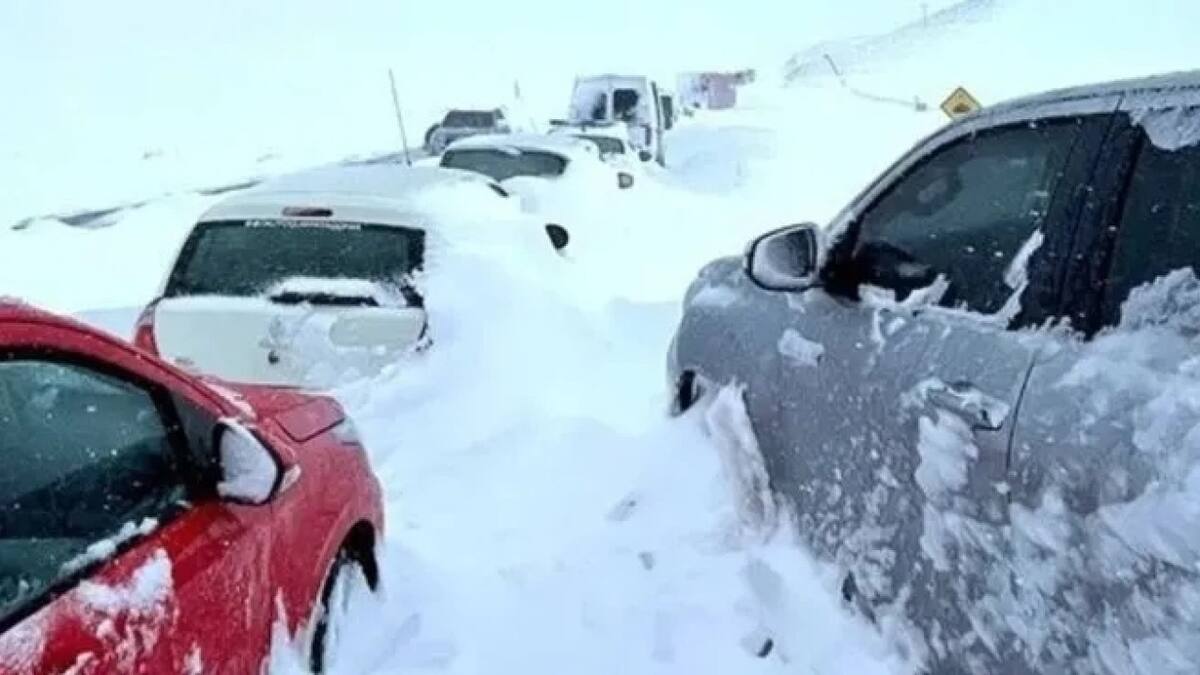 Se esperan fuertes nevadas en una provincia de Argentina. Foto: X.