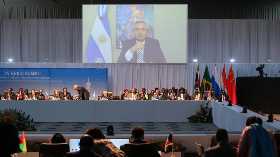 Argentina ingresa en los BRICS. Foto: EFE.