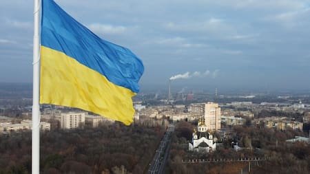 Bandera de Ucrania. Reuters