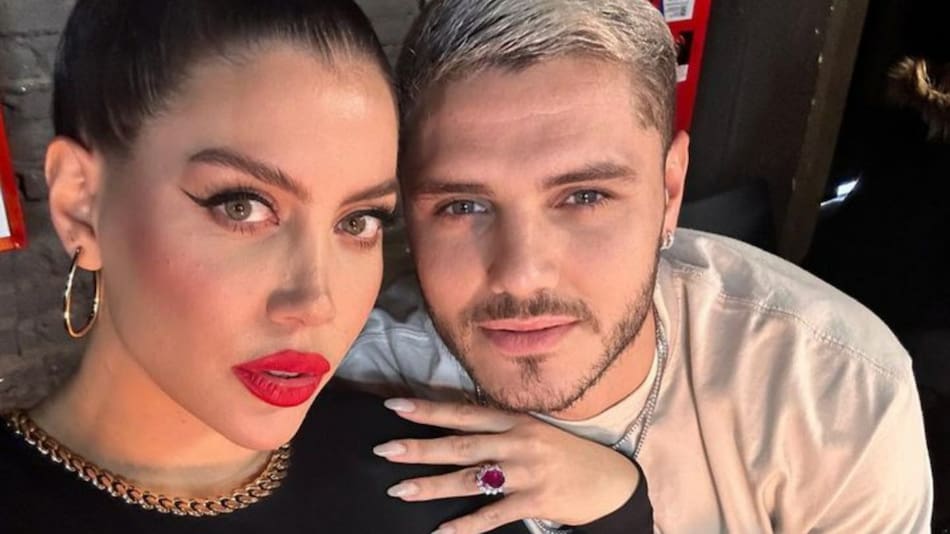Wanda Nara y Mauro Icardi. Foto: Instagram/wanda_nara