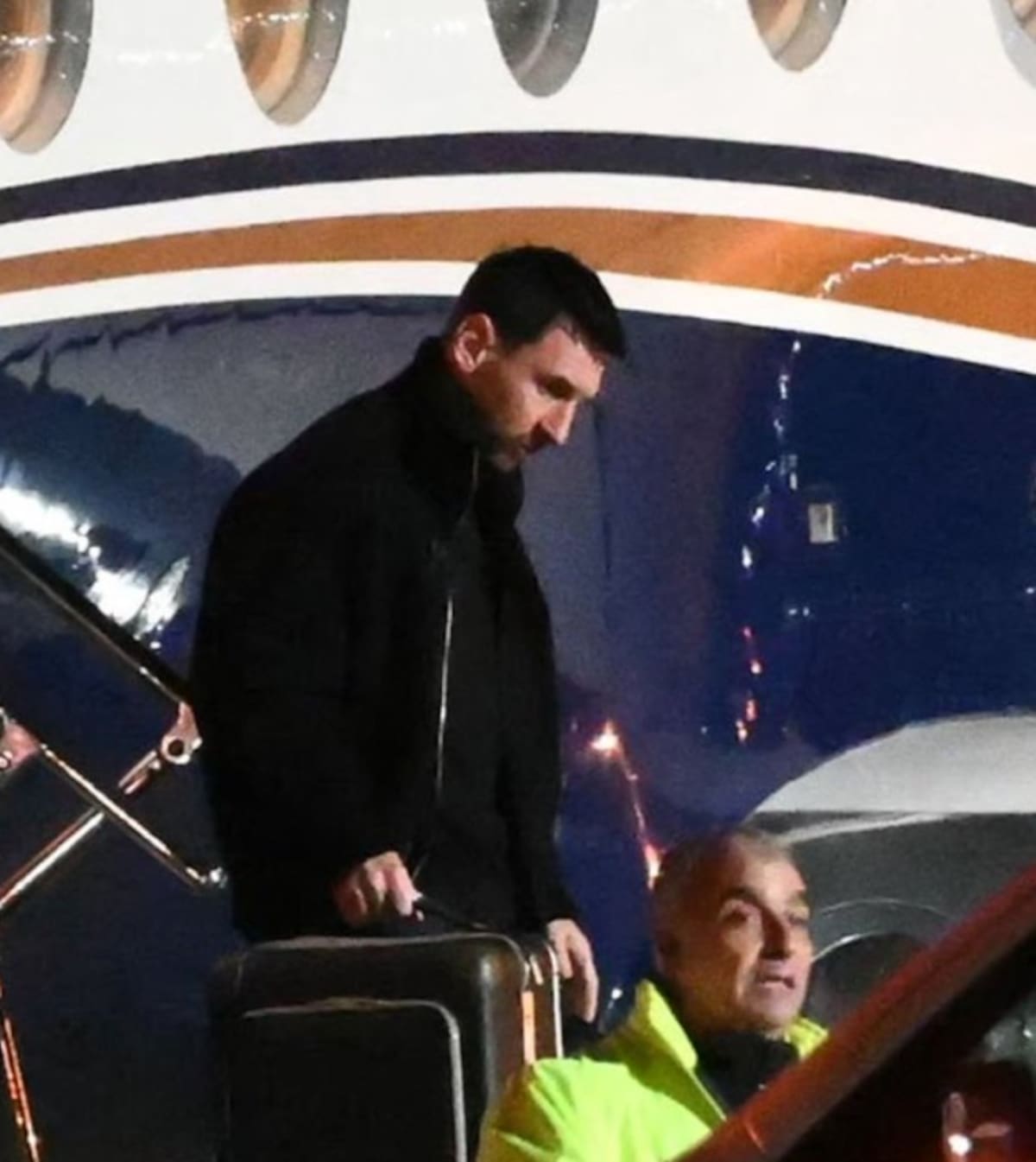 Lionel Messi llegó a Rosario