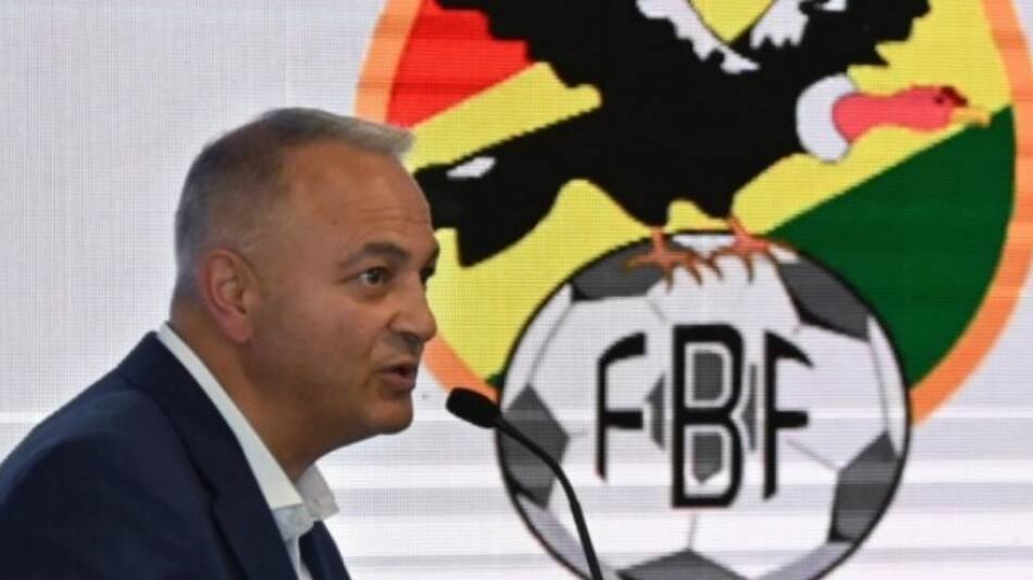 Fernando Costa, presidente de la Federación Boliviana de Fútbol. Foto: NA.