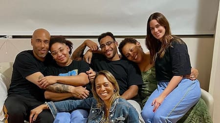 Los familiares de Pelé. Foto: Instagram @iamkelynascimiento.