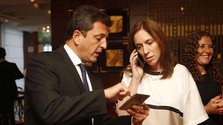 Sergio Massa y María Eugenia Vidal - Política
