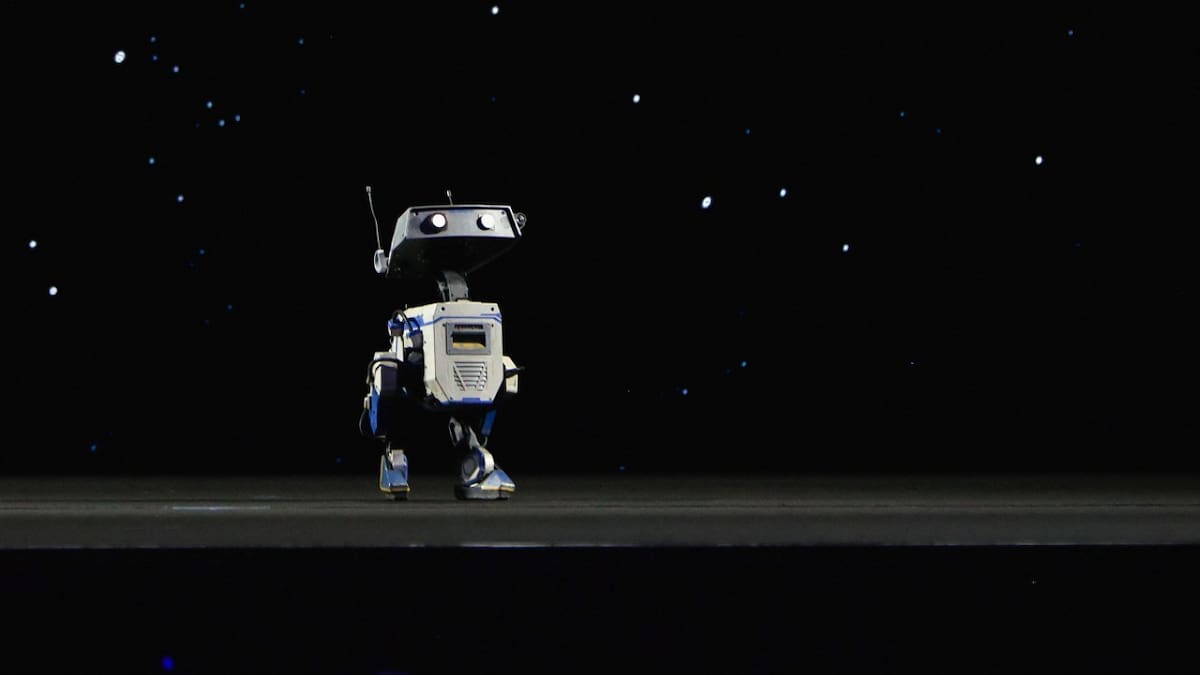 Blue, el robot autómata diseñado por Nvidia. Foto: Reuters (Brittany Hosea-Small)