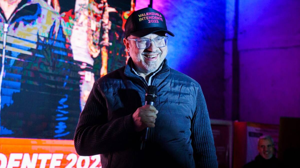 Intendente de Tres de Febrero, Diego Valenzuela,. Foto: prensa