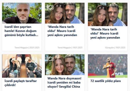 El medio Sabah sigue minuto a minuto la relación entre Mauro Icardi y la China Suárez. Fuente: Captura