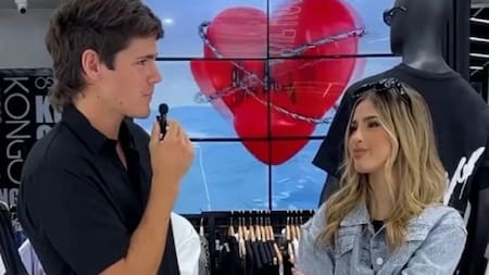 Marcos y Julieta, ex GH. Foto: captura video