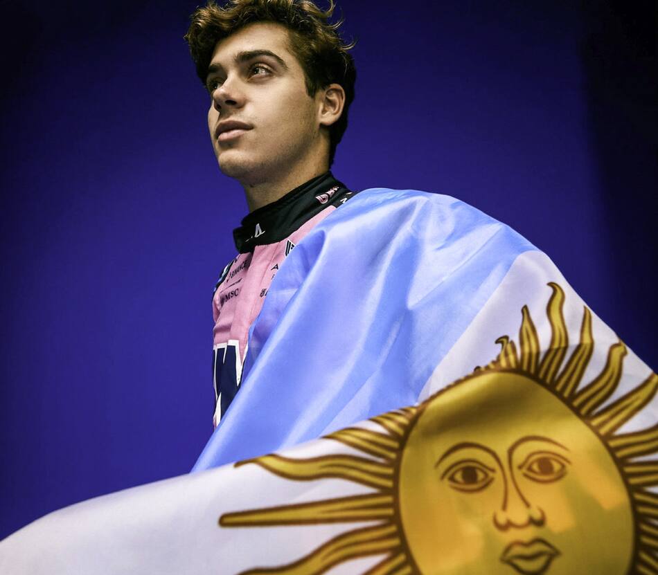 Franco Colapinto, piloto. Foto: NA / X @AlpineF1Team