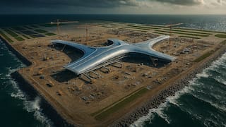 China construye su primer mega aeropuerto sobre el mar: la obra que cambiará la aviación mundial