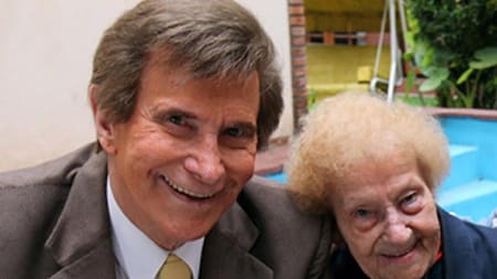 Silvio Soldán y su madre