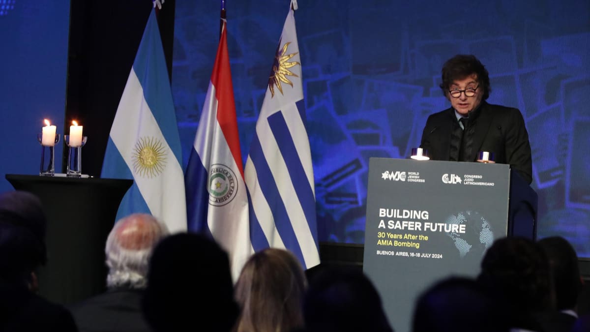 Discurso del Presidente Javier Milei en el Congreso Mundial Judío en Buenos Aires.
