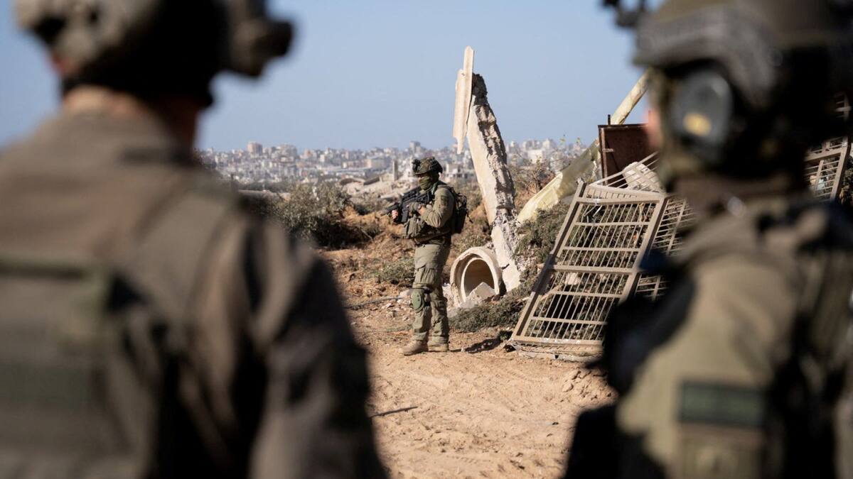 Soldados israelíes en la Franja de Gaza. Foto: Reuters
