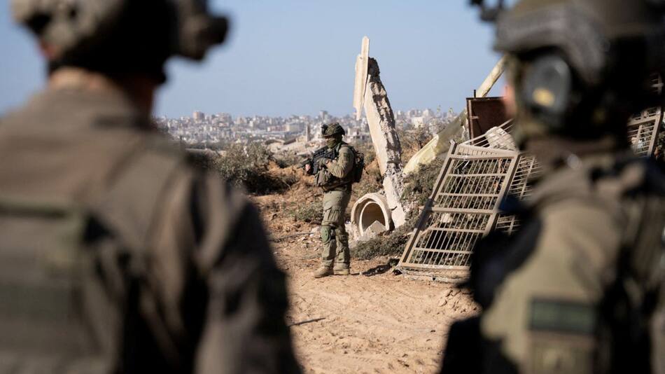 Soldados israelíes en la Franja de Gaza. Foto: Reuters