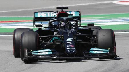 Lewis Hamilton en el Gran Premio de España, REUTERS