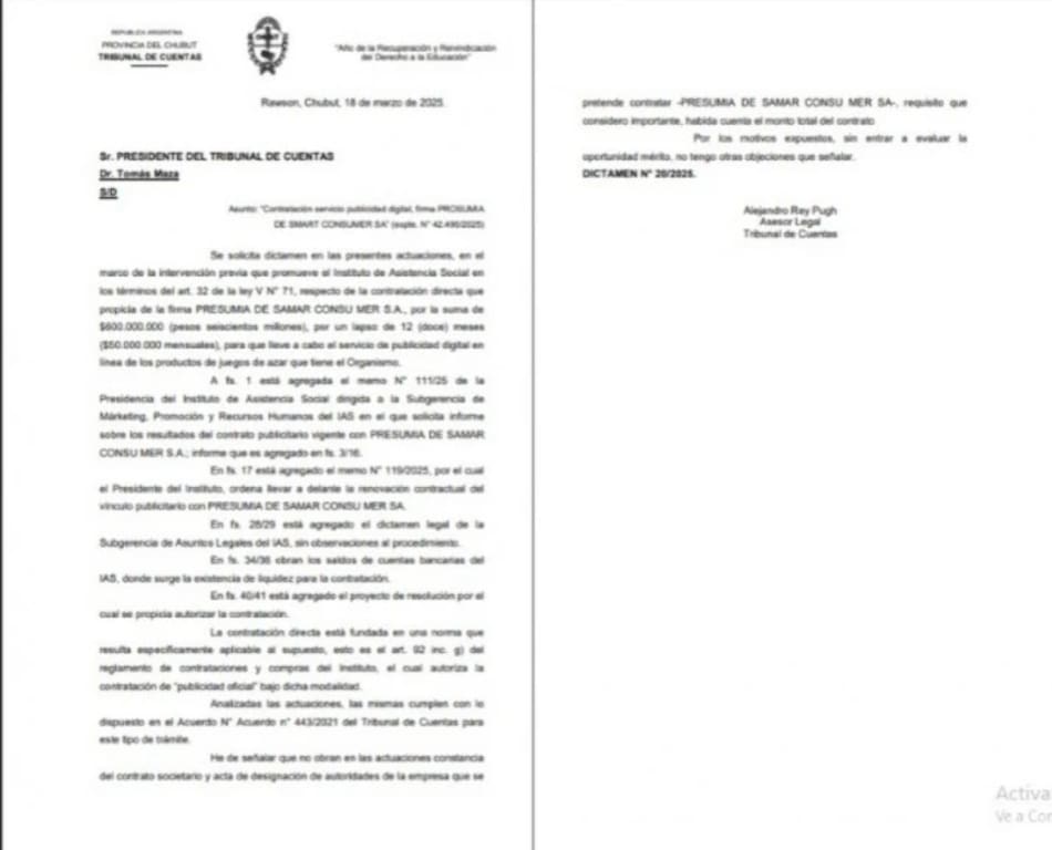 Denuncia por millonarios gastos en publicidad de Ignacio Torres en Chubut.