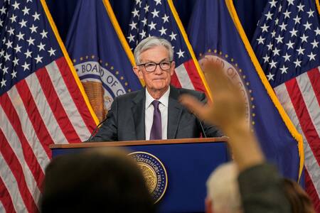 Jerome Powell, presidente de la Reserva Federal (Fed). Foto: Reuters (Nathan Howard)