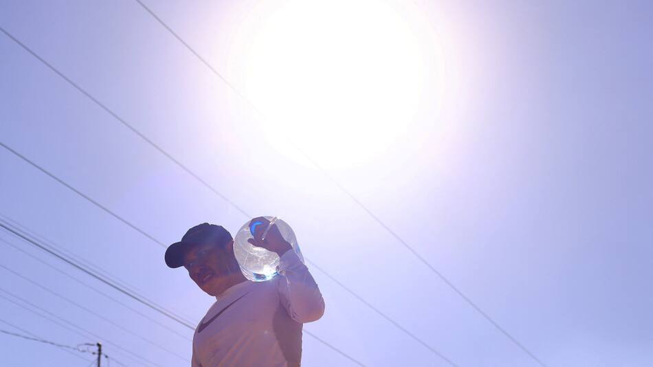 Ola de calor. Foto: Reuters.