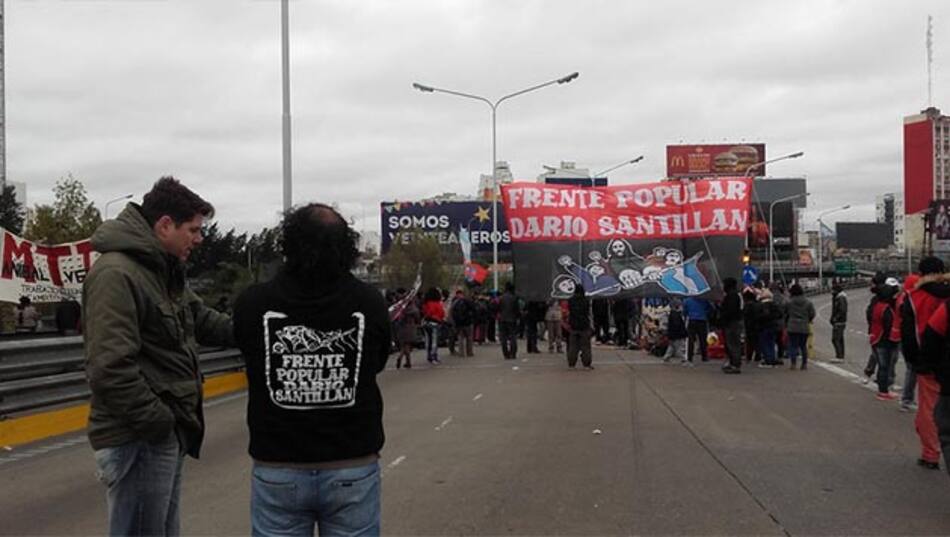 Corte en Puente Pueyrredón