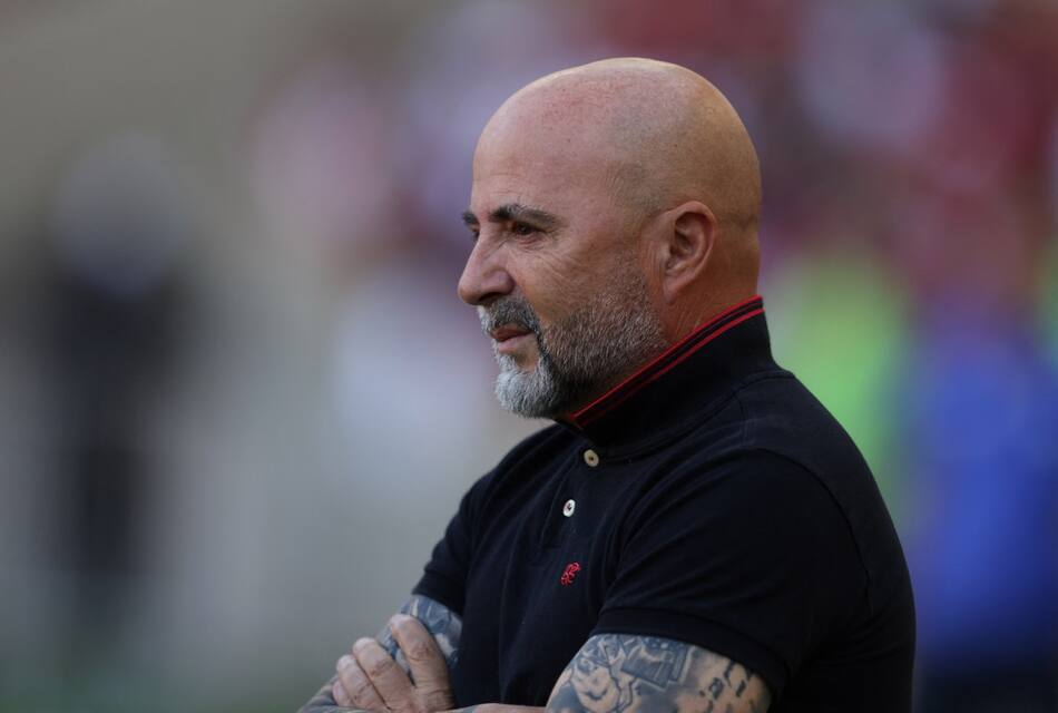 Jorge Sampaoli no atraviesa su mejor momento en Flamengo. Foto: Reuters.