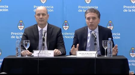 Federico Sturzenegger y Nicolás Dujovne, acuerdo con FMI