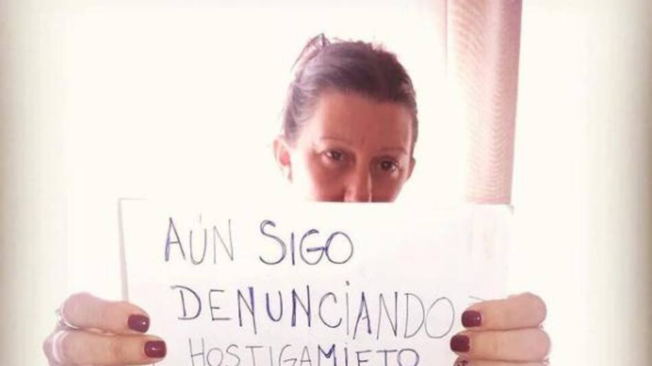 Karina Rubín, víctima de violencia de género