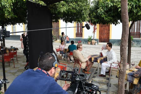 Rodaje de Berlín. Fuente: X @lacasadepapel