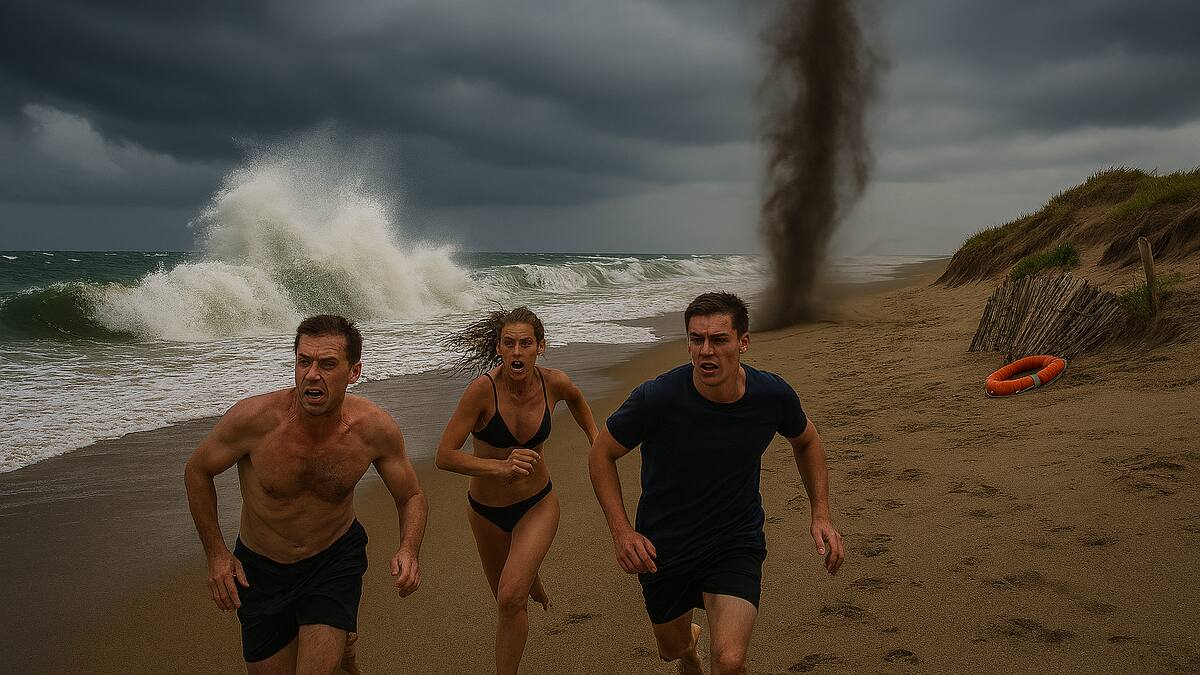 Una temporada fuera de control: sismos, olas gigantes y remolinos en la Costa Atlántica que encienden alarmas
