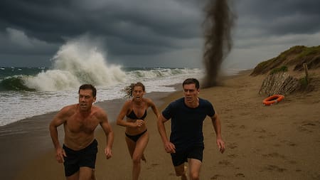 Una temporada fuera de control: sismos, olas gigantes y remolinos en la Costa Atlántica que encienden alarmas