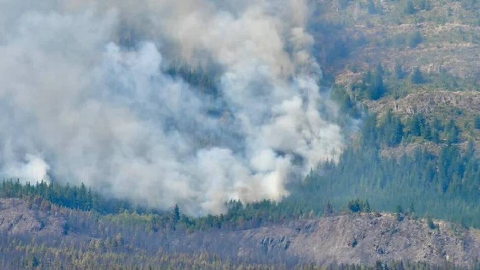 Incendios en la Patagonia. Foto: NA.