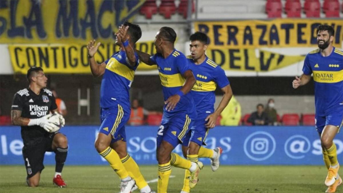 Gol de Boca ante Colo Colo, NA