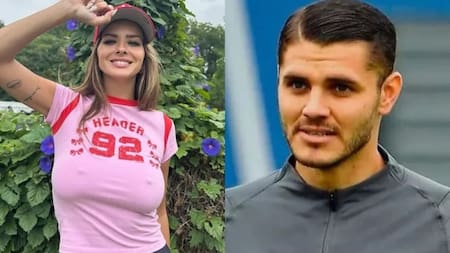 La China Suárez y Mauro Icardi. Foto: NA.