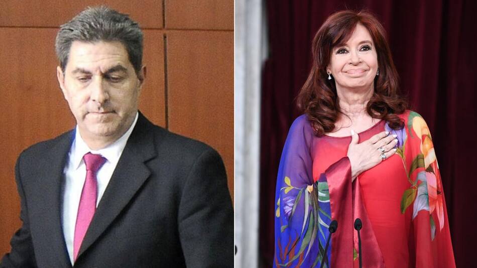 Juan Carlos Gemignani y Cristina Fernández de Kirchner