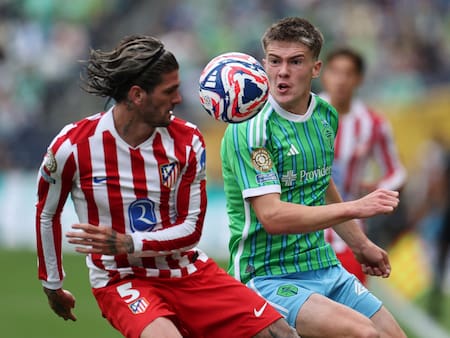 Seattle Sounders vs Atlético de Madrid, Mundial de Clubes 2025. Foto: Reuters/Agustin Marcarian