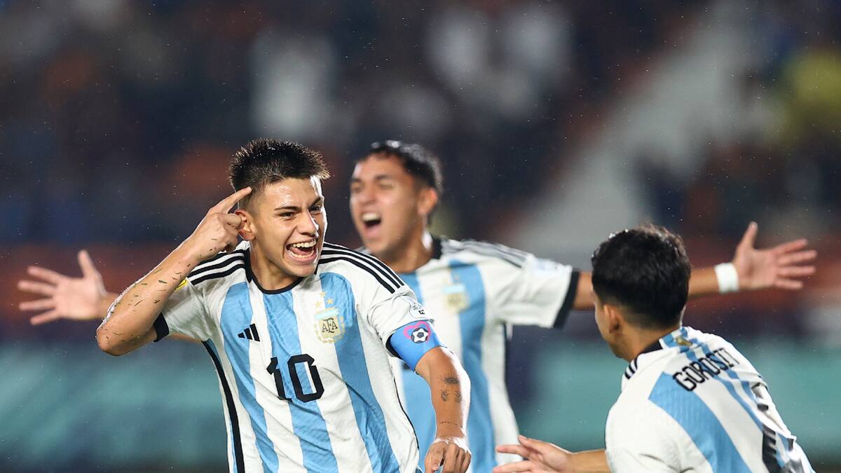 Selección Argentina Sub 17. Foto: NA