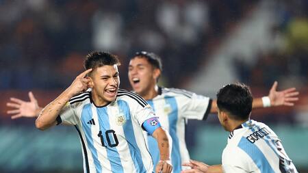 Selección Argentina Sub 17. Foto: NA