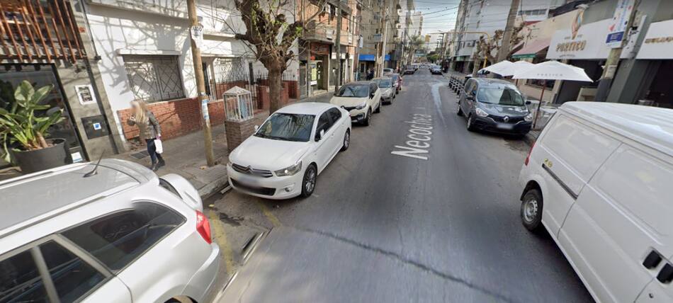 El lugar donde ocurrió el robo. Foto: Google Street View