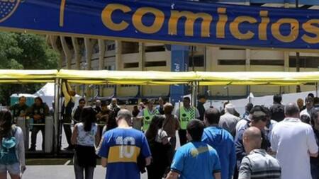 Elecciones en Boca. Foto: NA