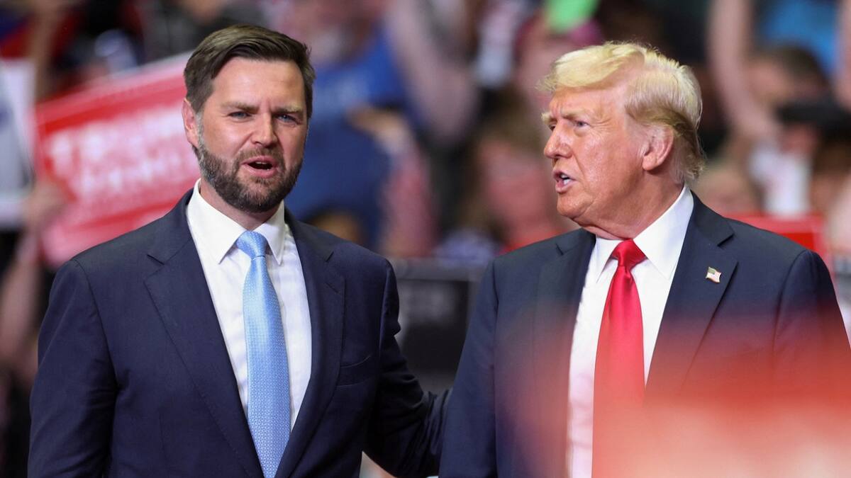 J.D. Vance es el candidato a vicepresidente de Donald Trump. Foto: Reuters.