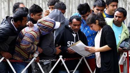 Crisis migratoria en Alemania. Foto: EFE