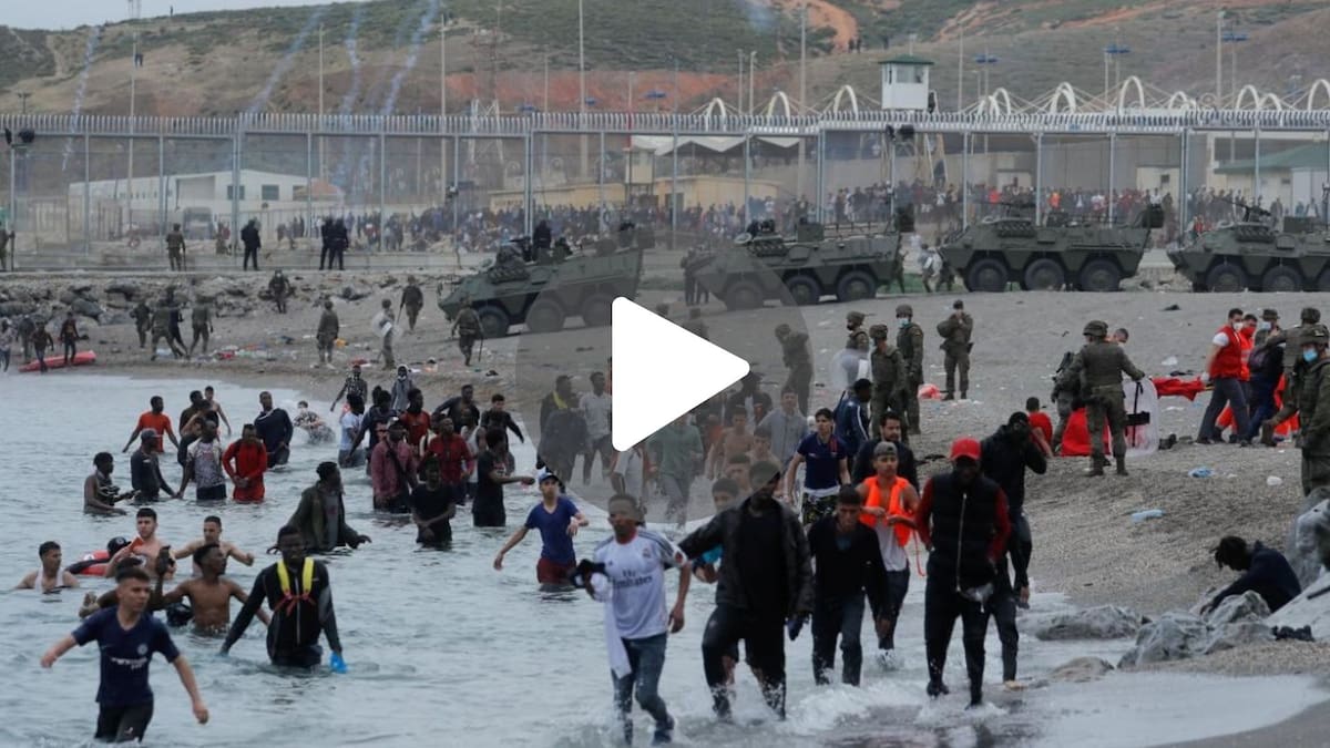 Videos impactantes de la crisis migratoria en Ceuta: aumentan los muertos y España despliega al Ejército