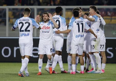 Napoli vs Lecce, Serie A. Foto: Reuters