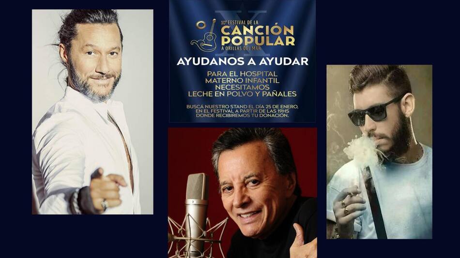 10º Festival de la Canción Popular a Orillas del Mar, Diego Torres, Ulises Bueno y Palito Ortega