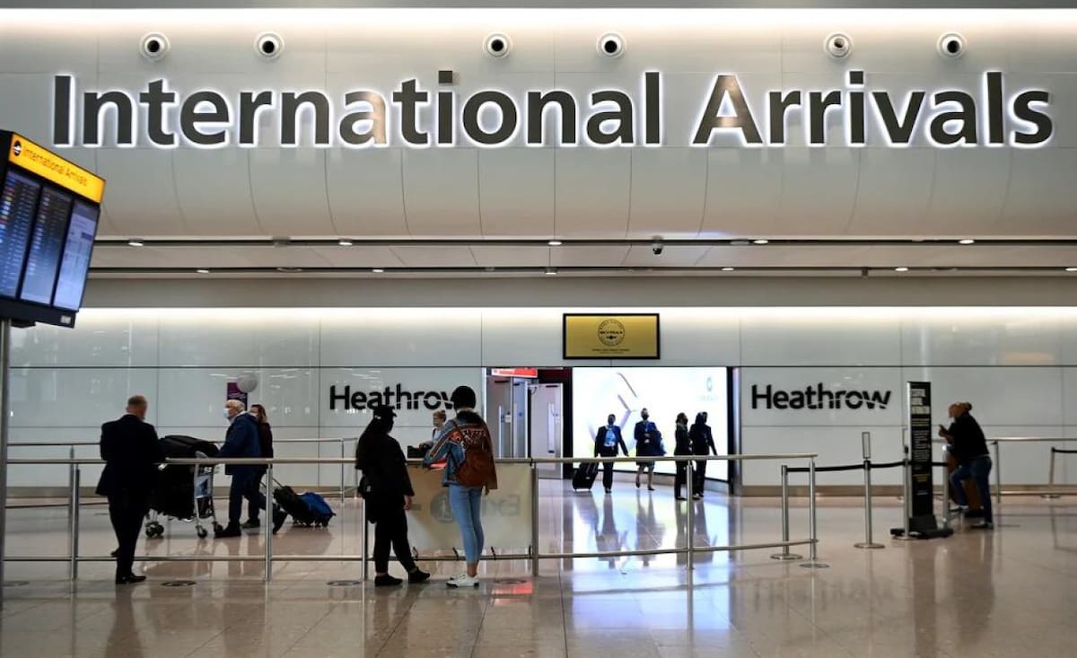 Aeropuerto internacional de Londres. Foto: EFE