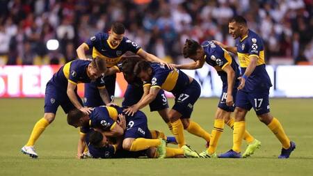 Bebelo Reynoso en Boca. Foto: Archivo.