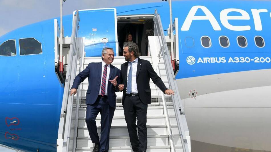 Alberto Fernández, Santiago Cafiero, viaje, Gobierno, NA