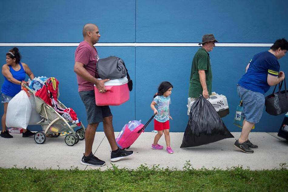 Huracán Irma - Éxodo (Reuters)