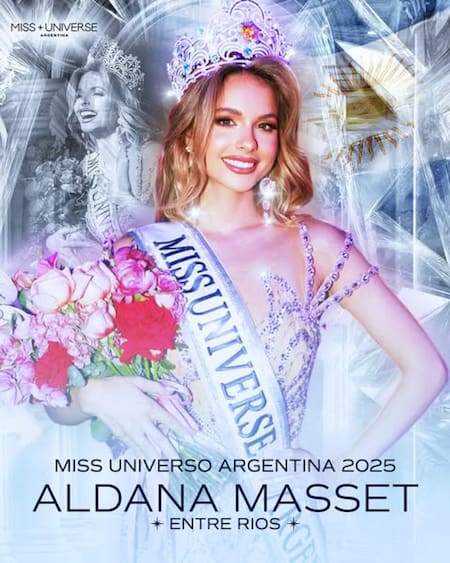 Aldana Masset, elegida Miss Universo Argentina 2025. Foto: Instagram @aldumasset.